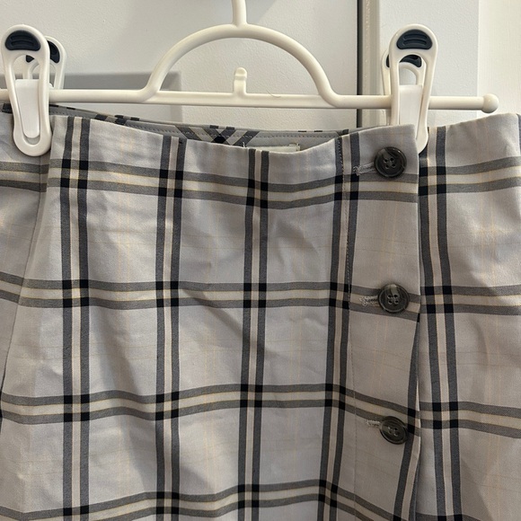 Aritzia Sunday Best Grey Plaid Mini Skirt Size 4 Women’s Yuri Skirt - Picture 6 of 10